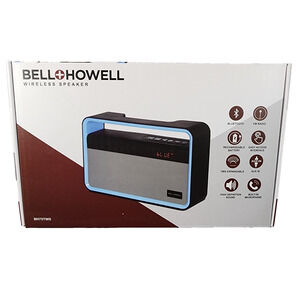 Bell + Howell Bluetooth Speaker True Wireless Stereo Link Neo-Retro BH75TWS